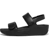 Image de Fitflop, Femmes, Sandales, Fit Flop Lulu Adj Leath Back Strap AllB Dames Sandalen - Zwart - 41, Noir, (41)