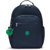 Image de Kipling Sac À Dos Seoul College Blue Green Block Bleu Grand Femme 100% Polyamide