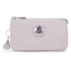 Image de Kipling Pochette Creativity L Gleam Silver Argenté Grand Femme 72% Polyamide, 28% Recycled Polyamide