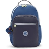 Image de Kipling Sac À Dos Seoul Lap Fantasy Blue Block Multicolore Grand Femme 100% Polyamide