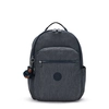 Image de Kipling Sac À Dos Seoul College Marine Navy Bleu Grand Femme 100% Polyester