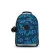 Image de Kipling Sac À Dos Class Room Blue Monkey Fun Imprimé Grand Femme 100% Recycled Polyester