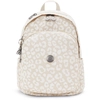 Image de Kipling Sac À Dos Delia White Cheetah J Imprimé Standard Femme 51% Polyamide, 49% Polyester