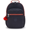 Image de Kipling Sac À Dos Bold Seoul Lap Iron Bold Zip Bleu Grand Femme 100% Polyamide