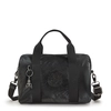 Image de Kipling Sac D'épaule Bina M Jet Black Glam Noir Standard Femme 70% Polyamide, 30% Polyurethane
