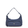 Image de Kipling Sac D'épaule Karis S Signature Denim Imprimé Petit Femme 100% Cotton
