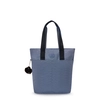 Image de Kipling Fourre Tout Hanifa Blue Lover Bleu Grand Femme 56% Recycled Polyamide, 44% Polyamide