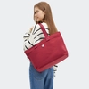 Image de Kipling Fourre Tout Colissa Up Red Red Wine Rouge Grand Femme 100% Polyamide