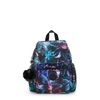 Image de Kipling Sac À Dos City Zip Mini Spectral Orchid Imprimé Petit Femme 100% Recycled Polyester