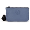 Image de Kipling Pochette Creativity L Blue Lover Bleu Grand Femme 56% Recycled Polyamide, 44% Polyamide