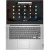 Image de Lenovo IdeaPad 3 Chrome 14M836 82KN - MT8183 - Chrome OS - Mali-G72 MP3 - 4 Go RAM - 64 Go eMMC - 14" TN 1920 x 1080 (Full HD) - Wi-Fi 5 - double ton gris arctique - clavier : Belge