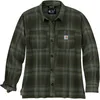 Image de Carhartt Midweight Flannel Chemise pour dames, vert, taille L pour Femmes