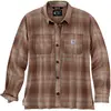Image de Carhartt Midweight Flannel Chemise pour dames, blanc-brun, taille S pour Femmes
