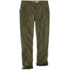 Image de Carhartt Cargo Fleece Lined Work Pantalon, vert, taille 36 pour Hommes