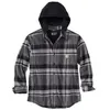 Image de Carhartt, Veste de travail, Koszula Wierzchnia Flannel Noir (M)