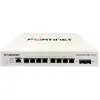 Image de Fortinet FS-108F-FPOE - Commutateur de gestion L2+ avec console 8xGE + 2xSFP + 1xRJ45 et limite automatique (8 ports), Switch réseau, Blanc
