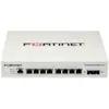 Image de Fortinet FortiSwitch-108F-POE Commutateur de gestion L2+ sans ventilateur avec console 8xGE + 2xSFP + 1xRJ45 (8 ports), Switch réseau, Blanc