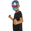 Image de masque pvc captain america enfant - générique r1001359