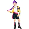 Image de Déguisement enfant core Netflix Rumi K-Pop Taille 7-8 ans