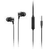 Image de Lenovo écouteurs Intra-Auriculaires Analogiques (Filaire), Écouteurs, Noir