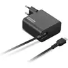 Image de Lenovo 65W USB-C Wall Adapter (65 W), Alimentation pour notebook, Noir