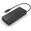 Image de Lenovo USB-C Dual Display Travel Dock (w/ adapter) (USB-C, 7 ports), Station d’accueil + hub USB, Noir