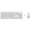 Image de Ensemble Clavier/Souris HP 230 3L1F0AA#ABD Sans Fil Bluetooth Bureautique Blanc
