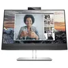 Image de HP E24m G4 Conferencing Monitor - E-Series - écran LED - 24" (23.8" visualisable) - 1920 x 1080 Full HD (1080p) @ 75 Hz - IPS - 300 cd/m² - 1000:1 - 5 ms - HDMI, DisplayPort, USB-C - haut-parleurs - argent (support), tête noire