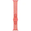 Image de Apple Bracelet de sport Nike (45 mm, Fluoroélastomère), Sangles de montre, Rouge