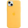 Image de Apple Silicone Case with MagSafe (Apple iPhone 15 Plus), Coque pour téléphone portable, Jaune, Orange