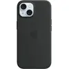 Image de Apple Etui en silicone avec MagSafe (Apple iPhone 15), Coque pour téléphone portable, Noir