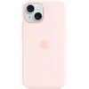 Image de Apple Etui en silicone avec MagSafe (Apple iPhone 13, Apple iPhone 14, Apple iPhone 15), Coque pour téléphone portable, Pink