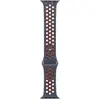Image de Apple Bande Nike Sport (42 mm, Fluoroélastomère), Sangles de montre, Orange, Bleu