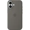 Image de Apple Étui en silicone avec MagSafe (Apple iPhone 16), Coque pour téléphone portable, Gris