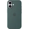Image de Apple Étui en silicone avec MagSafe (Apple iPhone 16), Coque pour téléphone portable, Vert