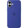 Image de Apple Étui en silicone avec MagSafe (Apple iPhone 16 Plus), Coque pour téléphone portable, Bleu
