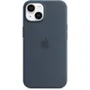 Image de Apple Étui en silicone avec MagSafe (Apple iPhone 14), Coque pour téléphone portable, Bleu
