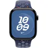 Image de Apple Bande Nike Sport (46 mm, Fluoroélastomère), Sangles de montre, Bleu
