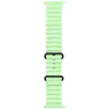Image de Apple Ocean Band (49 mm, Fluoroélastomère, Titane), Sangles de montre, Vert, Noir