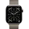 Image de Apple Natural Titanium Milanese Loop (42 mm, 95% de titane recyclé), Sangles de montre, Beige