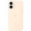 Image de Apple Étui en silicone avec MagSafe (Apple iPhone 17), Coque pour téléphone portable, Beige