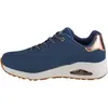 Image de Skechers, Femmes, Baskets, Chaussures à lacets pour femmes Sportives Semelle en caoutchouc bleu, Bleu, (36)