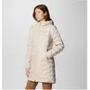 Image de Columbia, Unisexe, Vestes d'hiver, Delta Ridge  II Long Down Jacket, Beige, (XS)