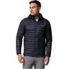 Image de Columbia, Hommes, Vestes d'hiver, Powder Pass  Hybrid Hooded Jacket, Noir, Bleu, (S)