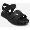 Image de ONA AVE ANKLE STRAP FLAT SANDAL par Sorel Noir 38 Femme
