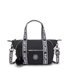 Image de Kipling Sac D'épaule Art Mini Glorious Silver Noir Petit Femme 56% Recycled Polyamide, 44% Polyamide