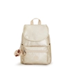 Image de Kipling Sac À Dos Ezra S Starry Gold Metallic Doré Petit Femme 100% Polyamide