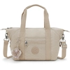 Image de Kipling Sac D'épaule Art Mini Signature Beige Embossed Imprimé Petit Femme 60% Polyamide, 40% Recycled Polyamide