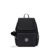 Image de Kipling Sac À Dos City Zip S Glorious Silver Noir Petit Femme 56% Recycled Polyamide, 44% Polyamide