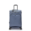 Image de Kipling Bagages À Roulettes New Youri Spin M Blue Lover Bleu Standard Femme 56% Recycled Polyamide, 44% Polyamide